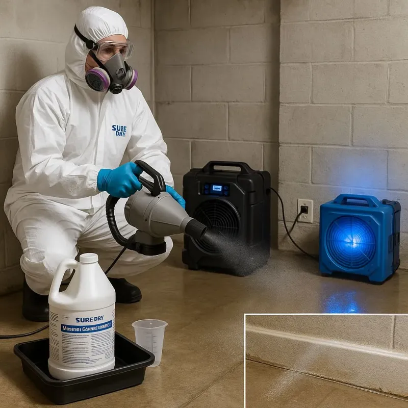 Sanitization and Odor Removal process in Grand Forks Air Force Base, ND